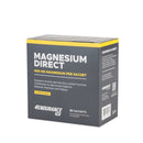 4Endurance Pro Magnesium Direct - 30 x 400mg Citrus smaak, zwart doos met geschreven Voordelen en een geel band bij de/het top