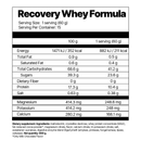 Recovery Whey Formula